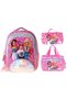 Triple Primary School School Bag Set - Red - Girl Friends Printed - Girls - Setwg-W6059A - 2