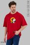 Unisex Crew Neck Snoopy Sunflower Printed Cotton Oversize Short Sleeve T-Shirt - 3