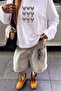 Women's Long Sleeve T-Shirt Boots Parade Printed White – Flexible Fabric, Comfortable Fit, Crew Neck - 3