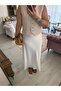 High-Waisted Maxi Satin Skirt with Elastic Waistband - 5