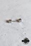 Perforated Cube Model Men's Women's Unisex 316L Steel Earring 1 Piece