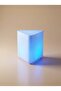 ستاند مثلث مودرن طولي صغير LED للإضاءة الأرضية بتصميم عمودي هندسي للأركان والمساحات الصغيرة