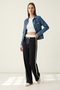 Women's Side Double Stripe Sweatpants Black