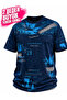 Large Size Cotton Comfortable Fit Daily Use Crew Neck Washable Men's T-Shirt - 2