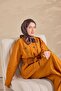 وشاح تيفيل الحريري 11527 - 20 نمط باتيك بني غامق