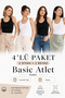Women's 4-Piece Cotton & Modal Thick Strap Flexible Basic Undershirt - 4-Piece Advantage Pack