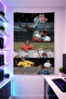 Pes-4 Wall Covering Brilliant Quality Fabric Room Decor Tapestry Wall Carpet Gaming