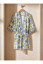 Trendlucky Women's Floral Patterned Bathrobe with a Difference