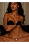 Silver Ball Ring Necklace - 2