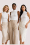 Women's 3-Piece Stand Collar Sleeveless Cotton & Modal Stretchable Basic Undershirt - 3-Piece Advantage Pack