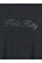 Anthracite Hello Kitty Printed 100% Cotton Women's T-Shirt - 7