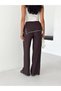 Women's Tie-Waist Sequined Seersucker Stretchy Wide-Leg Trousers - 5