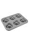 Bakemaster 2 Non-Stick Mini Fluted Mold Pan Grey 35.1 x 26.7 x 3.5cm - 4