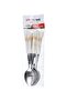6-Piece Tea Spoon Set White/Yellow/Silver - 2