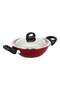Classic. Flat Bottom Kadai Red 28cm - 2