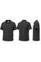 Short Sleeved Work T-Shirt with Collar and Pockets, Tight Fit - 3