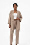 Premium Wrinkled Fabric Casual Cut Kimono Jacket Double Set - 6