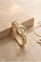 Women's Steel Watch Gold Color Vintage |   Roman Numeral Dial |   Old Money Luxury Elegant Stylish Women's Wristwatch |   Limited Edition 2026 - 6