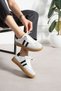 Unora Women's Lace-Up Genuine Leather Sneaker White - 2