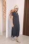 Elara Women's Slit Detailed Long Dress – Oysho Fabric Comfortable Fit - 3