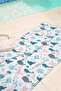 Sea Creatures Kids Beach Towel - Pastel Cute Whales Pool Quick Dry Microfiber Towel - 4