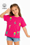 Ice Cream Printed Casual Short Sleeve Summer Girls' T-Shirt