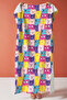 Colorful Kids Beach Towel with Cat Figure - Fun Modern Girls' Quick-Dry Microfiber Towel - 4
