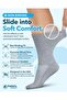 Diabetic Socks for Men - 4 Pairs Crew Diabetic Neuropathy Socks for Men | Diabetic Socks for Men 9-12 - 2
