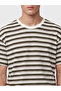 Vizyon New Season Relax Fit Striped Men's T-Shirt - 4
