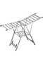 Extra Strong Foldable Garment Rack Heavy Duty Clothes Hanger Stand 80KG Load 160cm Wide