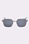 Unisex Square Black Framed Uv 400 Protection Sunglasses