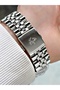 Automatic Mechanism Silver Color Steel Cord Men Wristwatch 4416Mr - 4