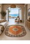 Sdt Traditional Patterned Modern Woven Base Decorative Carpet Sdtamor2099 - 2