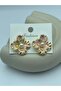 Pearl pink spring flower earrings - 26vipk41 - 2