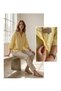 Women's Yellow Colored Casual Cotton Summer Shirt - 3