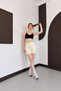 Women's High Waist Ribbed Slimming Short Leggings - 2