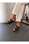 Orthopedic Sole Double-Strapped Buckle Wrapped Women's Comfortable Slippers - 3
