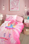 Ranforce 100% Cotton Duvet Cover Set Single Shine V1 Pink - 2