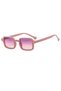 Fashion Luxury Rectangular Sunglasses Women Oval Vintage Brand Designer Square Sunglasses Men Shades Women Glasses - 4
