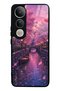 Vivo V50 Lite Sakura Twilight Canal Design Glossy Phone Case