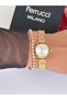 Steel Strap Minimal Case 2 Year Warranty 3 Atm Waterproof Women's Wristwatch + Bracelet Gift - 3