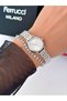 Steel Strap Minimal Case 2 Year Warranty 3 Atm Waterproof Women's Wristwatch + Bracelet Gift - 4