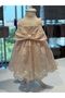 Girl's Strapless Evening Dress - Pink - 7