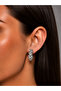 Lunessa Curve Xuping Women's Steel Dangle Earrings Tarnish Resistant Silver Color | - 2