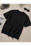 Plain Crew Neck Comfortable Fit Unisex Casual Seasonal T-Shirt - 2