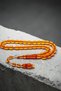 Imame Pen Embroidered Capsule Cut Powder Amber Prayer Beads Special Color Yellow Rosary