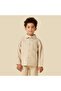 Collared Neck Long Sleeve Shacket and Pants Set with Pocket - 2