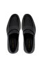 Men's Genuine Leather Black Loafer Shoes - 5