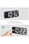 Digital Alarm Clock, Adjustable Brightness Bedroom Digital Alarm Clock, LED Alarm Clock with Temperature Display, Voice Control Electronic Desktop Clock for Bedroom, Living Room - 4