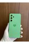 Samsung Galaxy S24 Fe Heart Printed Inside Velvet Premium Silicone Phone Case